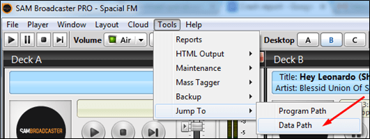 sam broadcaster 4.2.2 freezing up